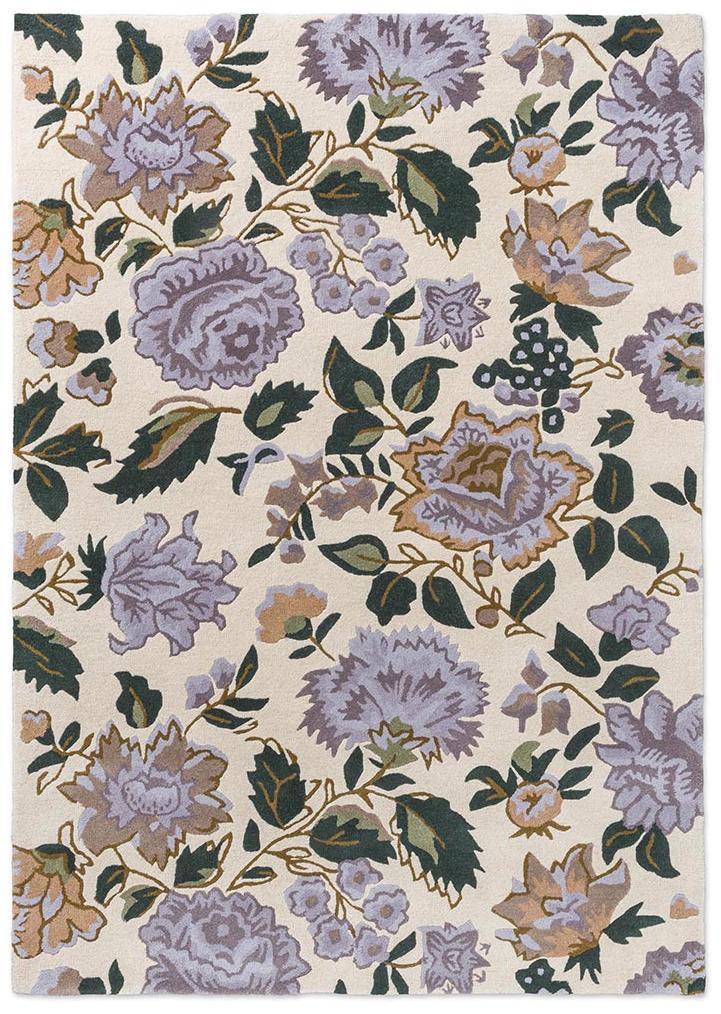 Tapis Wendling Floral Bruyère Pourpre