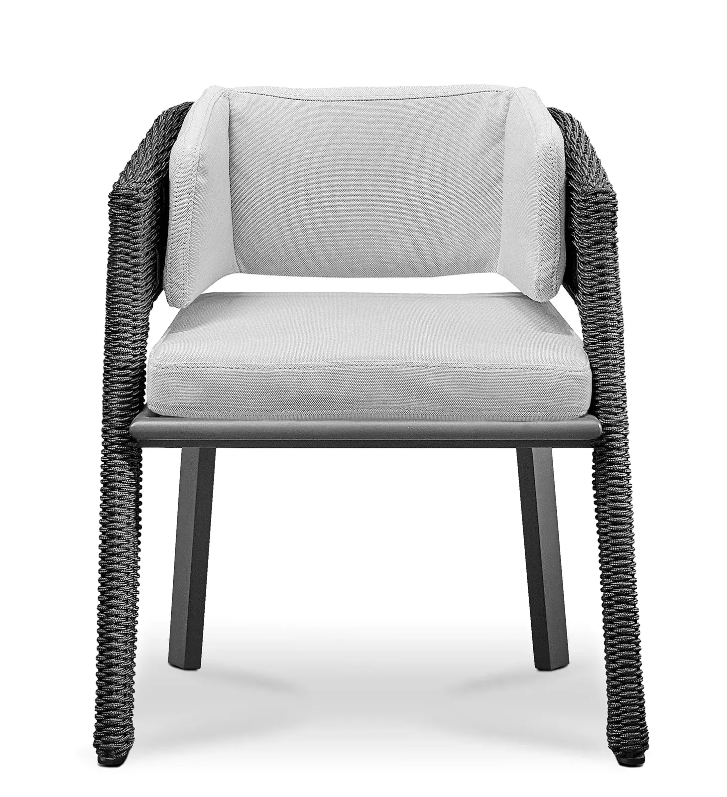 Chaise De Salle À Manger Grise Crown