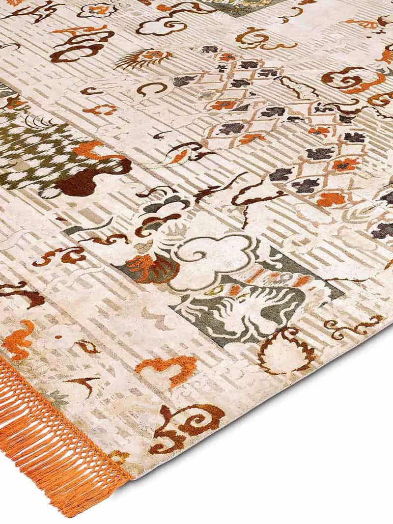 Tapis noué main de luxe Dragon