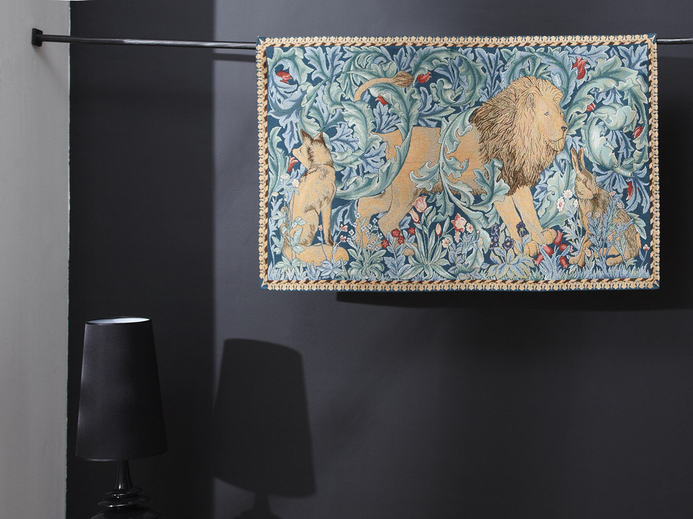 Tapisserie La Forêt, Lion, W. Morris