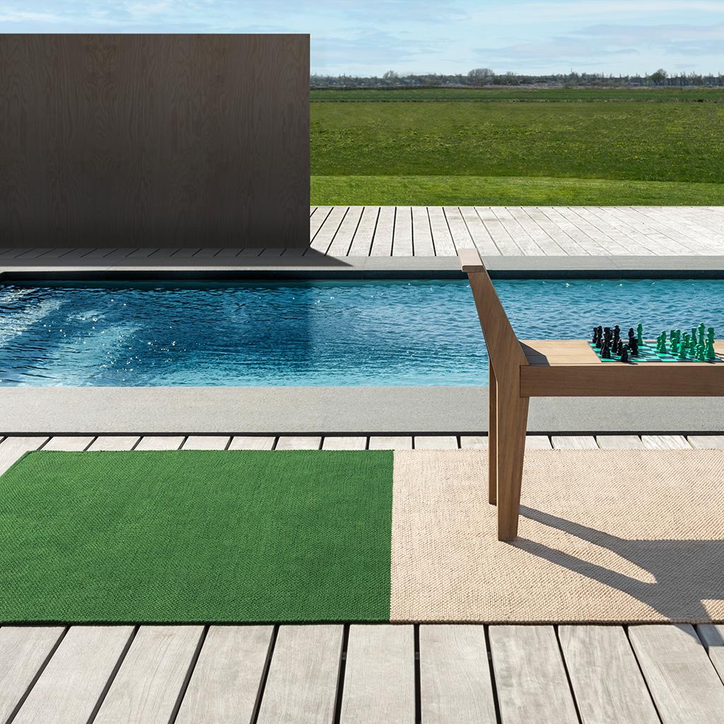 Tapis d’extérieur Deck Vert Printemps | Taille: 140 x 200 cm
