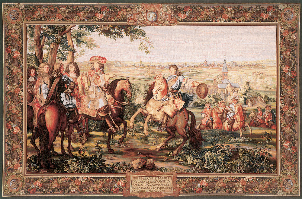 Tapisserie La Prise de Lille – Ornements