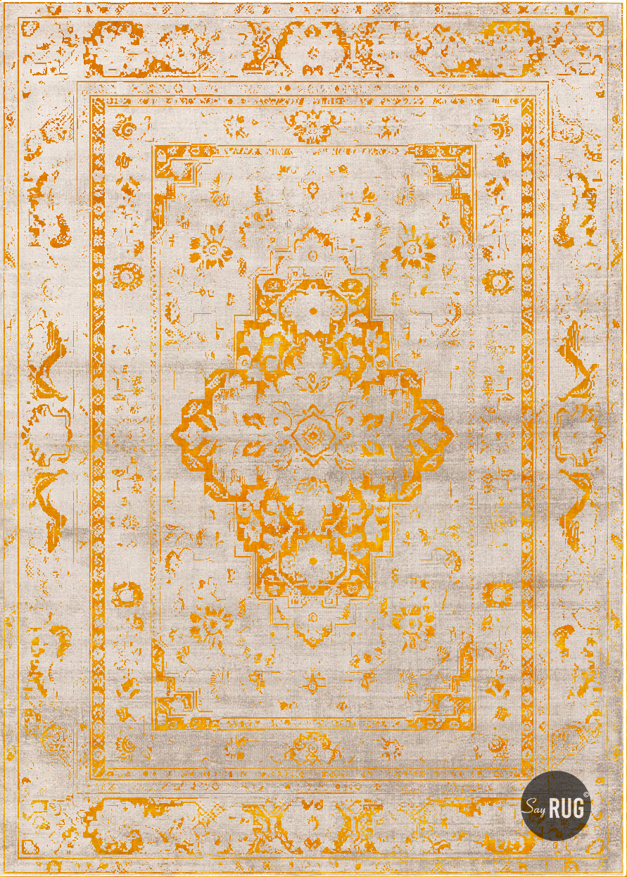 Tapis Madurai Doré