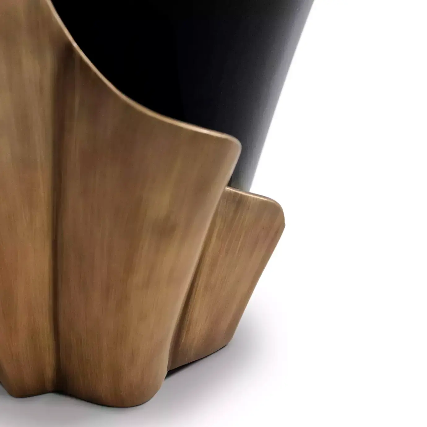 Table d’Appoint Yasmine Feuille d’Or Vieillie