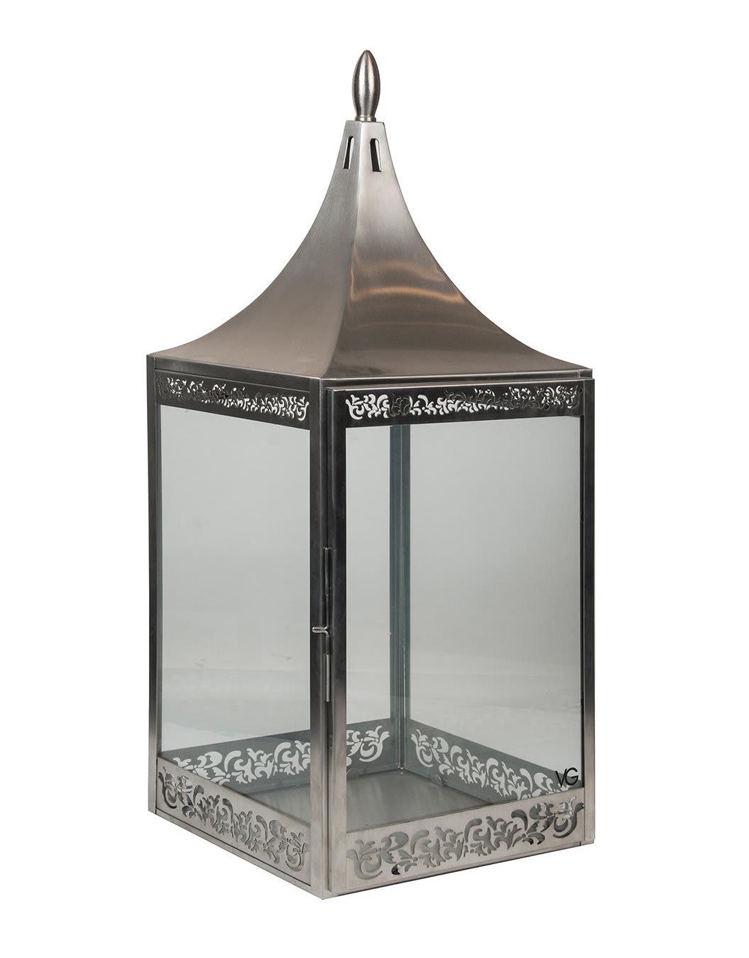 Lanterne d'extérieur satinée Sultan