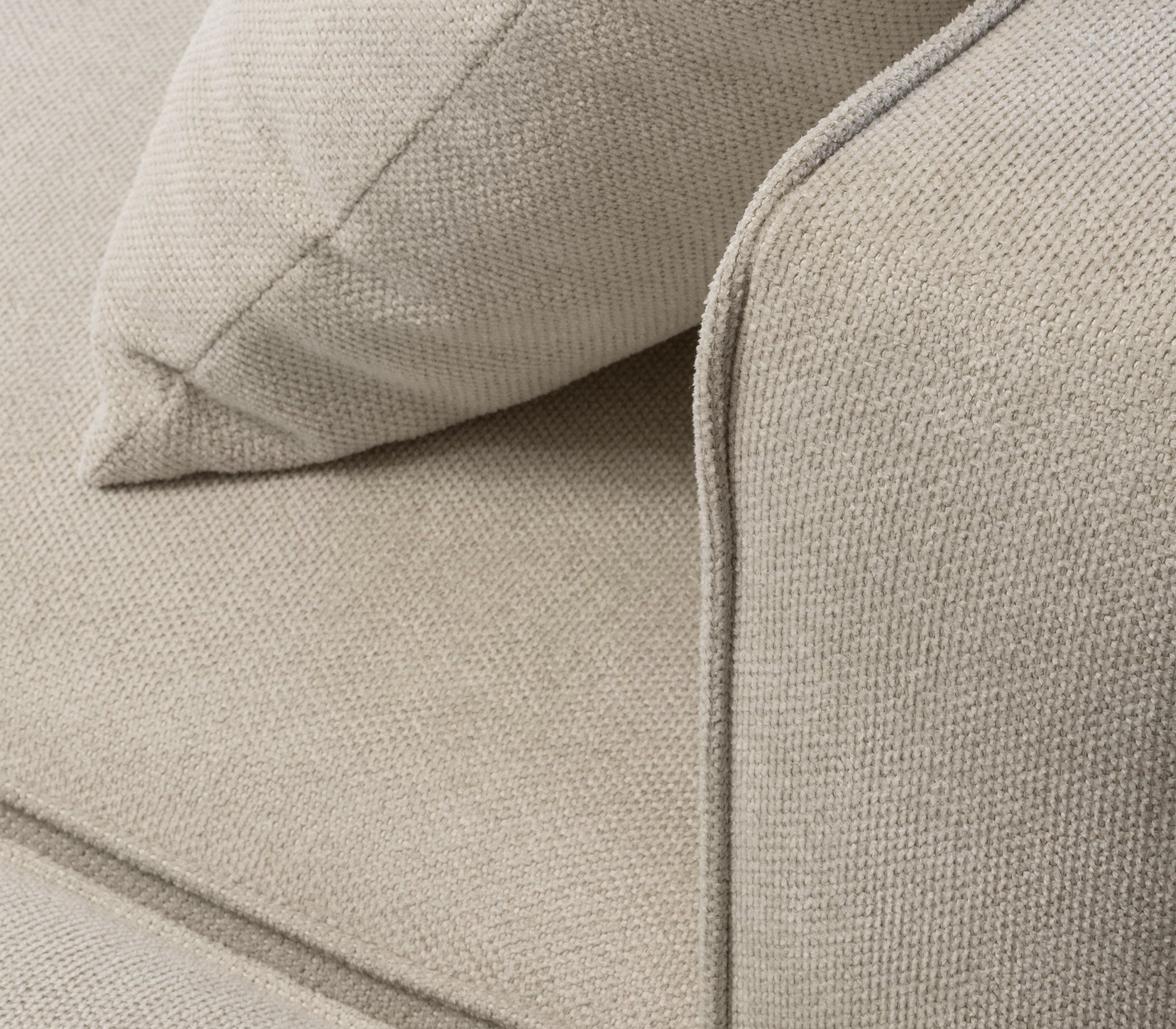 Canapé Modulaire Crème Imperia