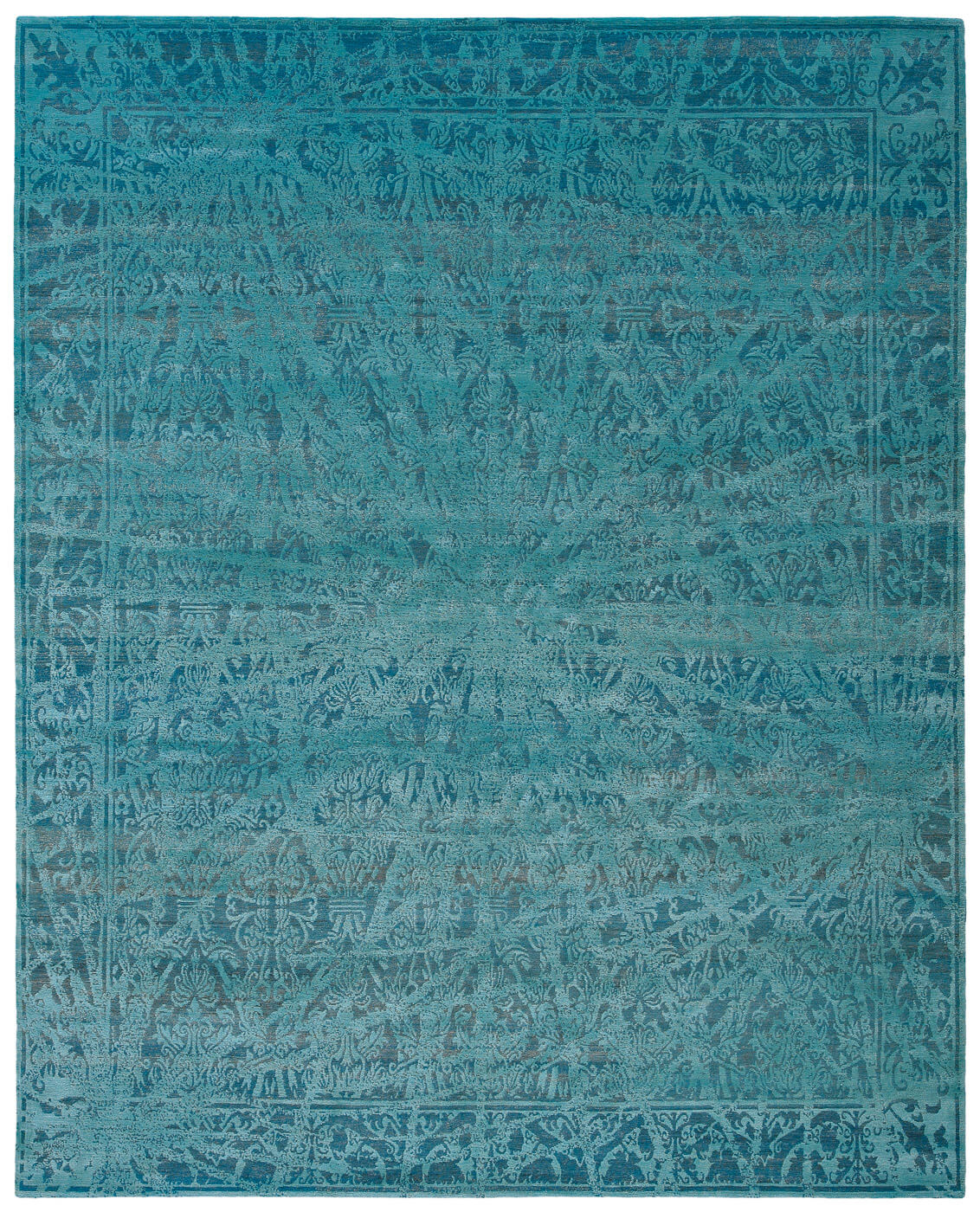 Tapis Alcaraz Soleil 2 Bleu | Taille: 350 x 450 cm