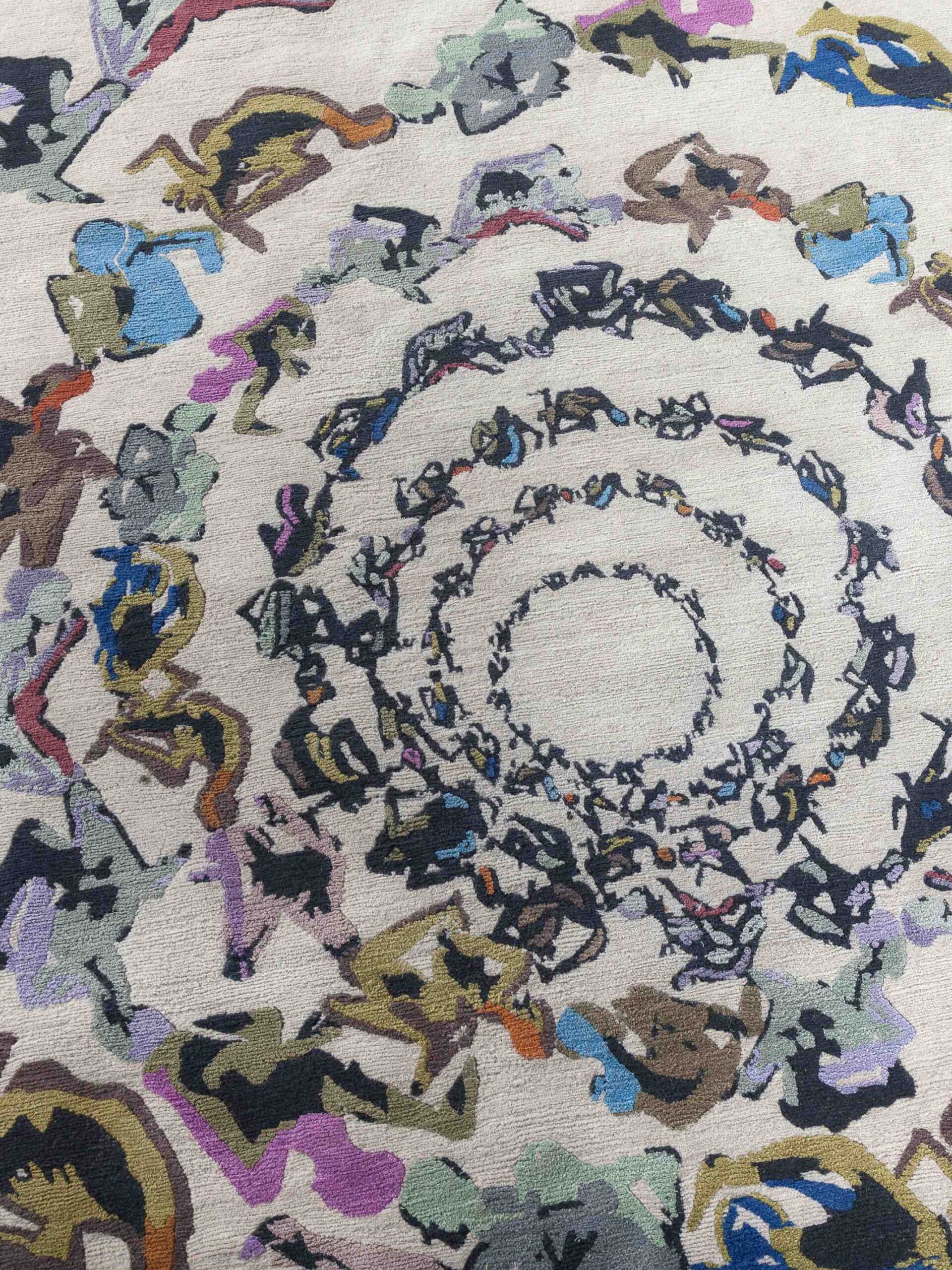 Tapis Cercle Humain - Enfer