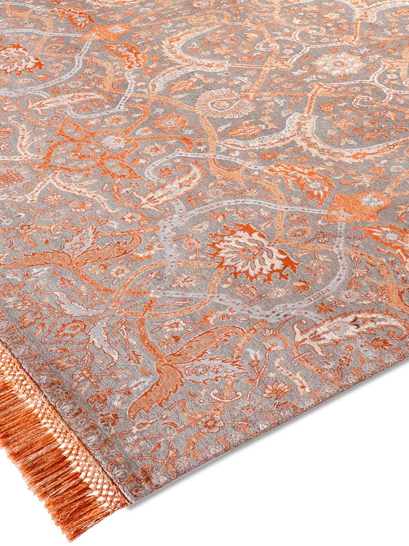 Tapis noué main Heriz Cuivre Luxe