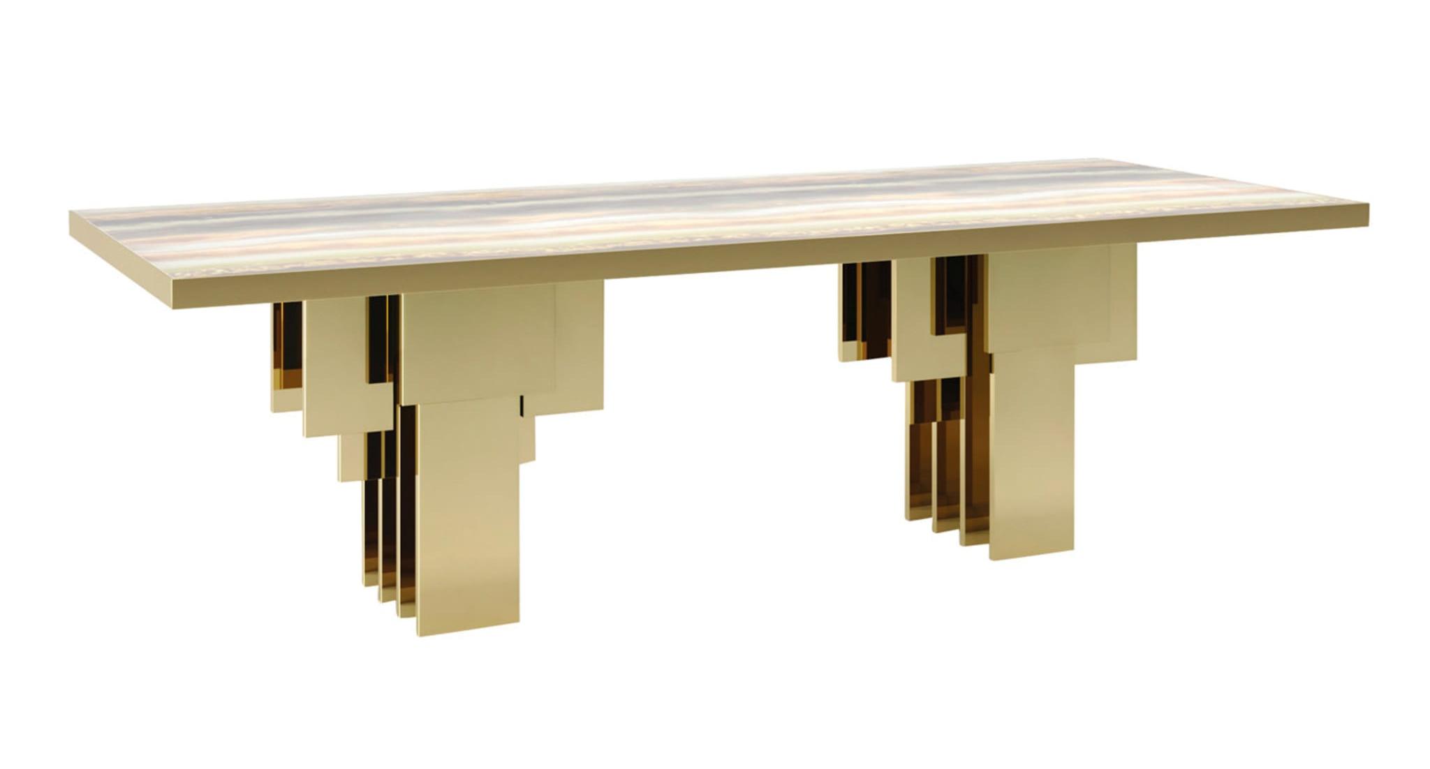 Table Cheviot | Plateau de table: Bois