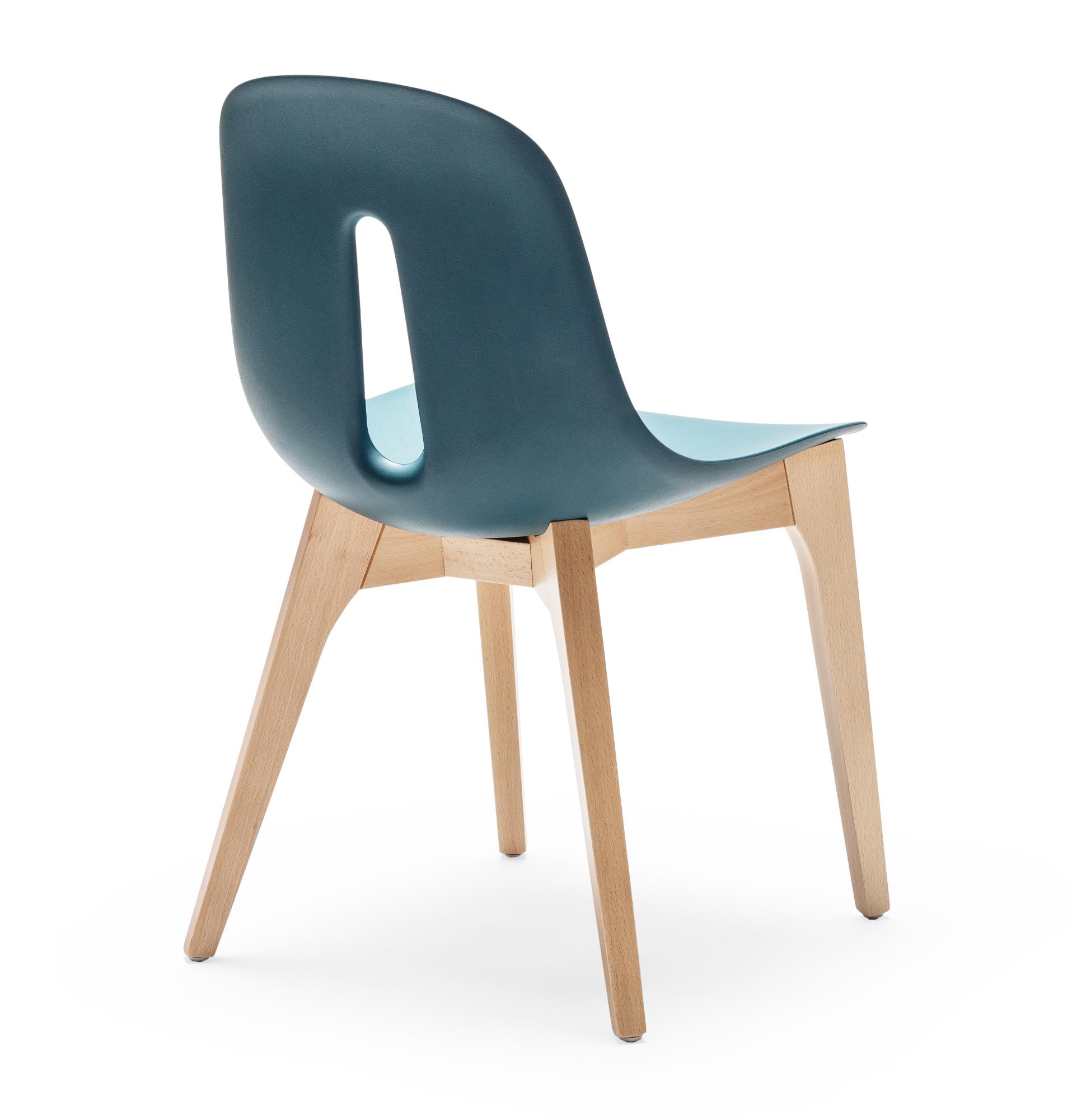 Chaise Gotham W Bleue