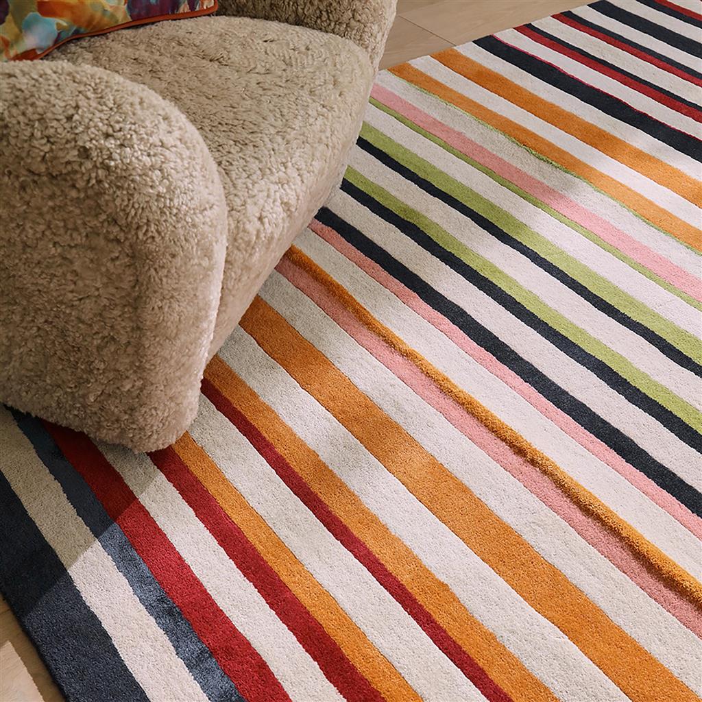 Tapis Calla Grenade/Clémentine