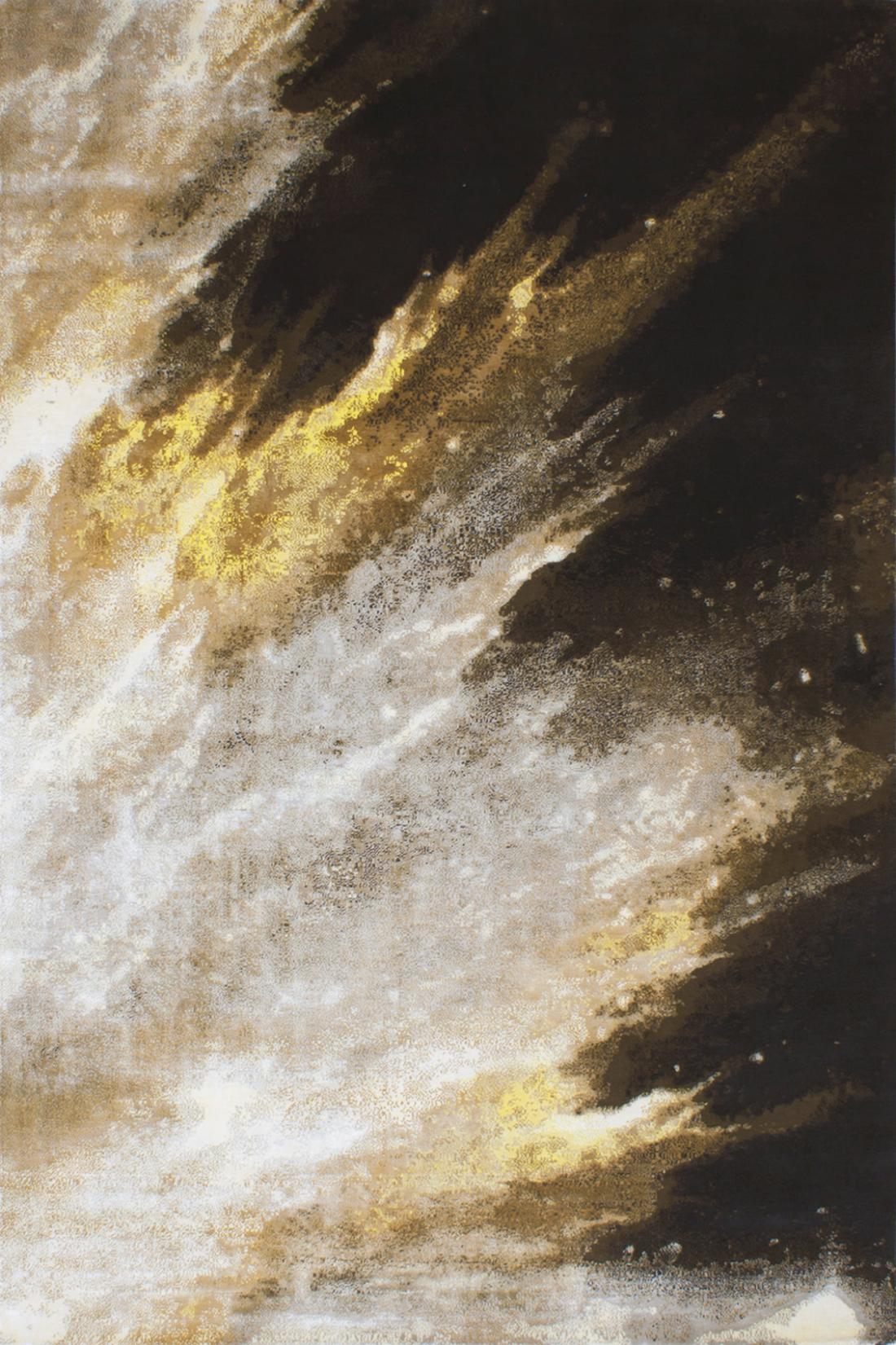 Tapis Feu ton brûlant