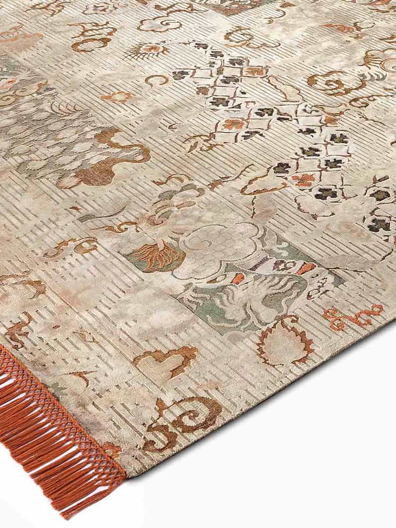 Tapis noué main de luxe Dragon
