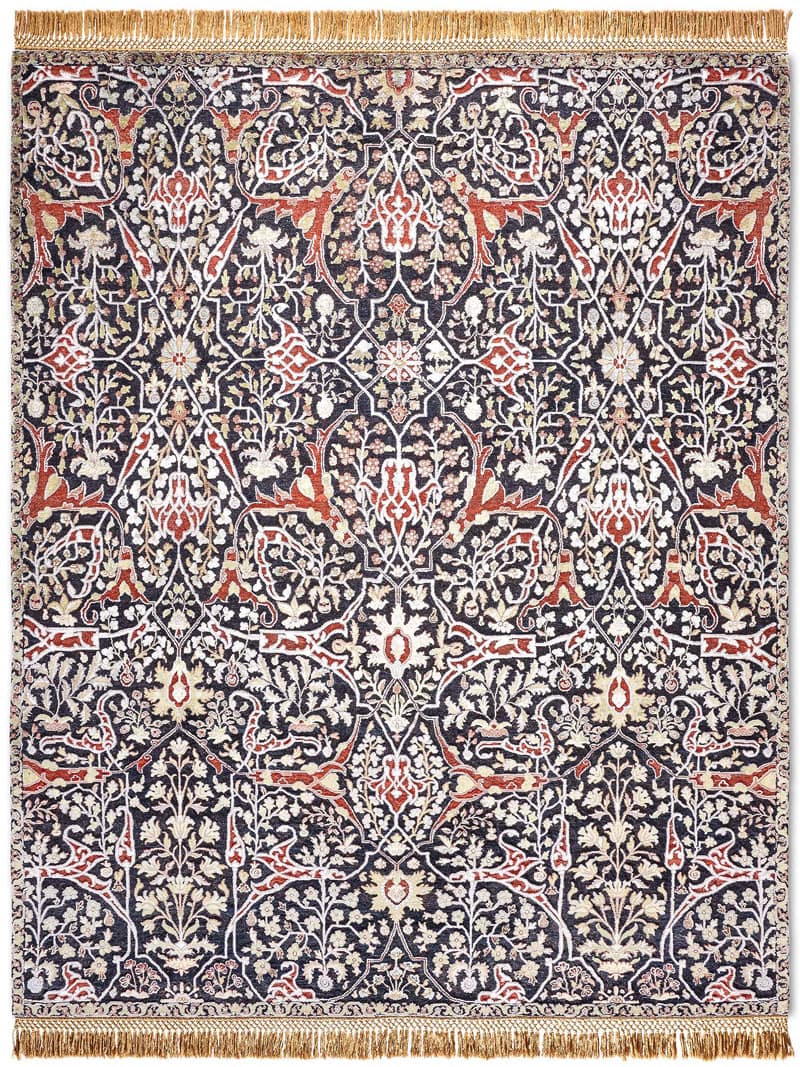 Tapis fait main de luxe Teheran Bleu