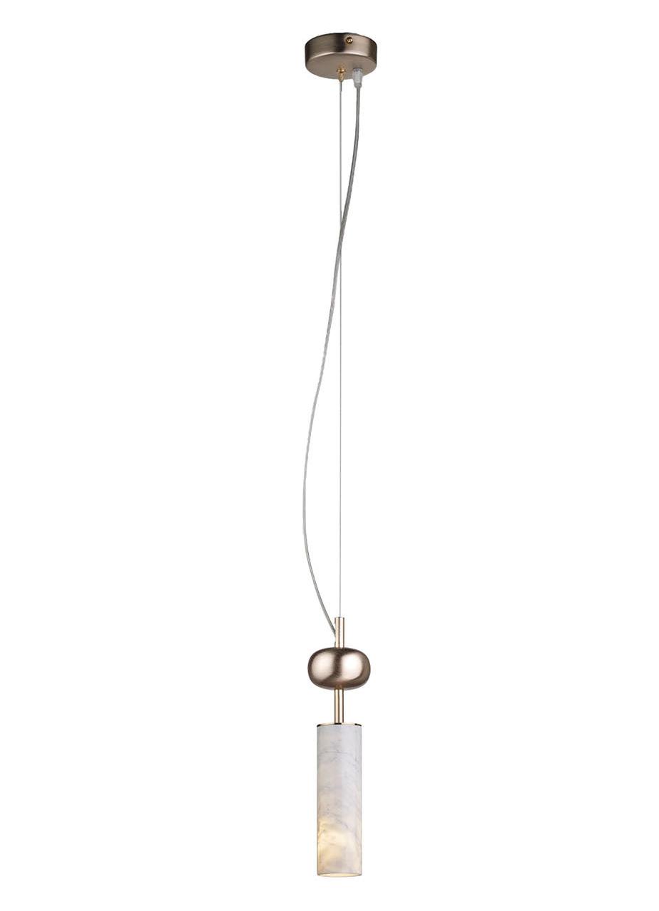 Suspension en Marbre de Carrare Finition Or Doux