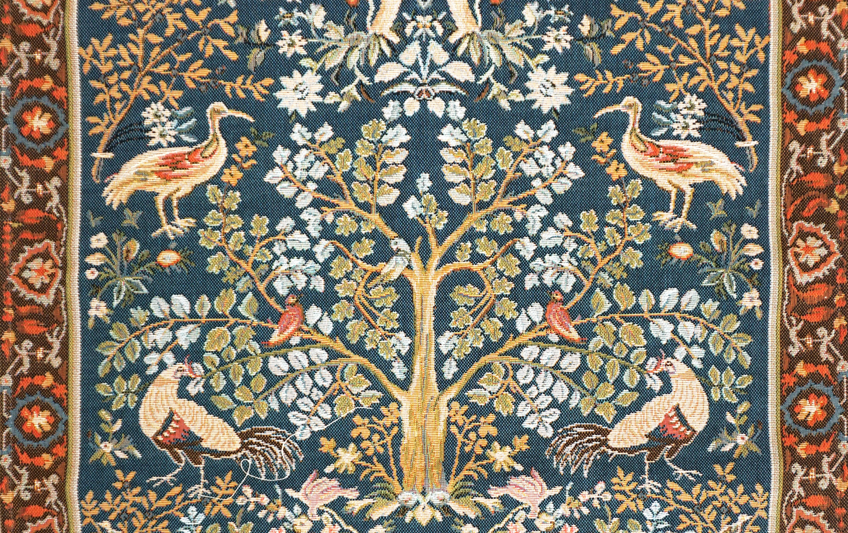 Tapisserie L’Arbre, Style W. Morris | Taille: 75 x 125 cm