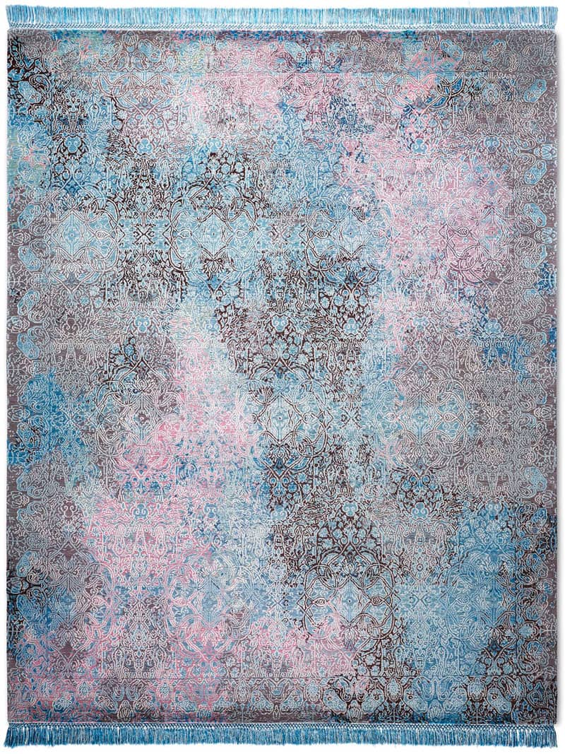 Tapis tissé main Ferahan Éclaboussé