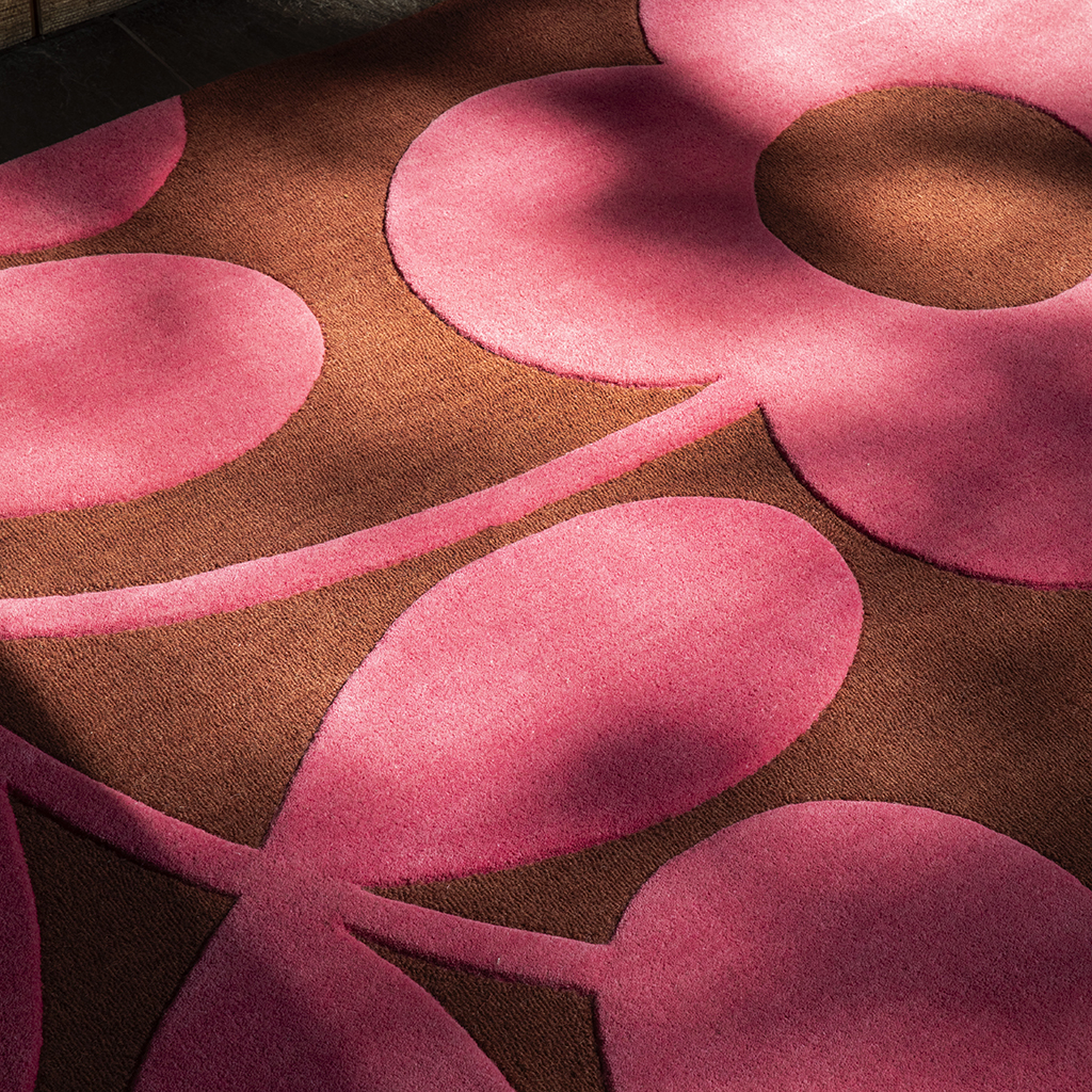 Tapis design en laine Sprig Stem Paprika 063900 | Taille: 120 x 180 cm