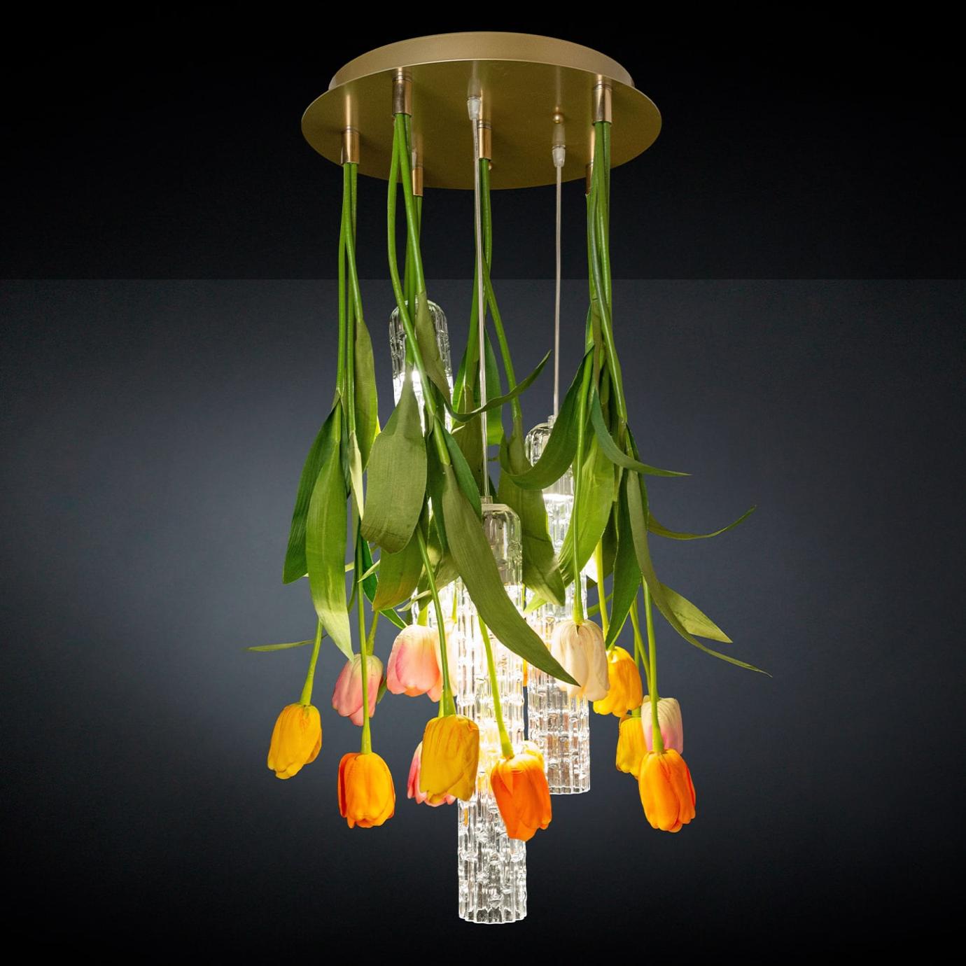 Petit lustre rond Tulip