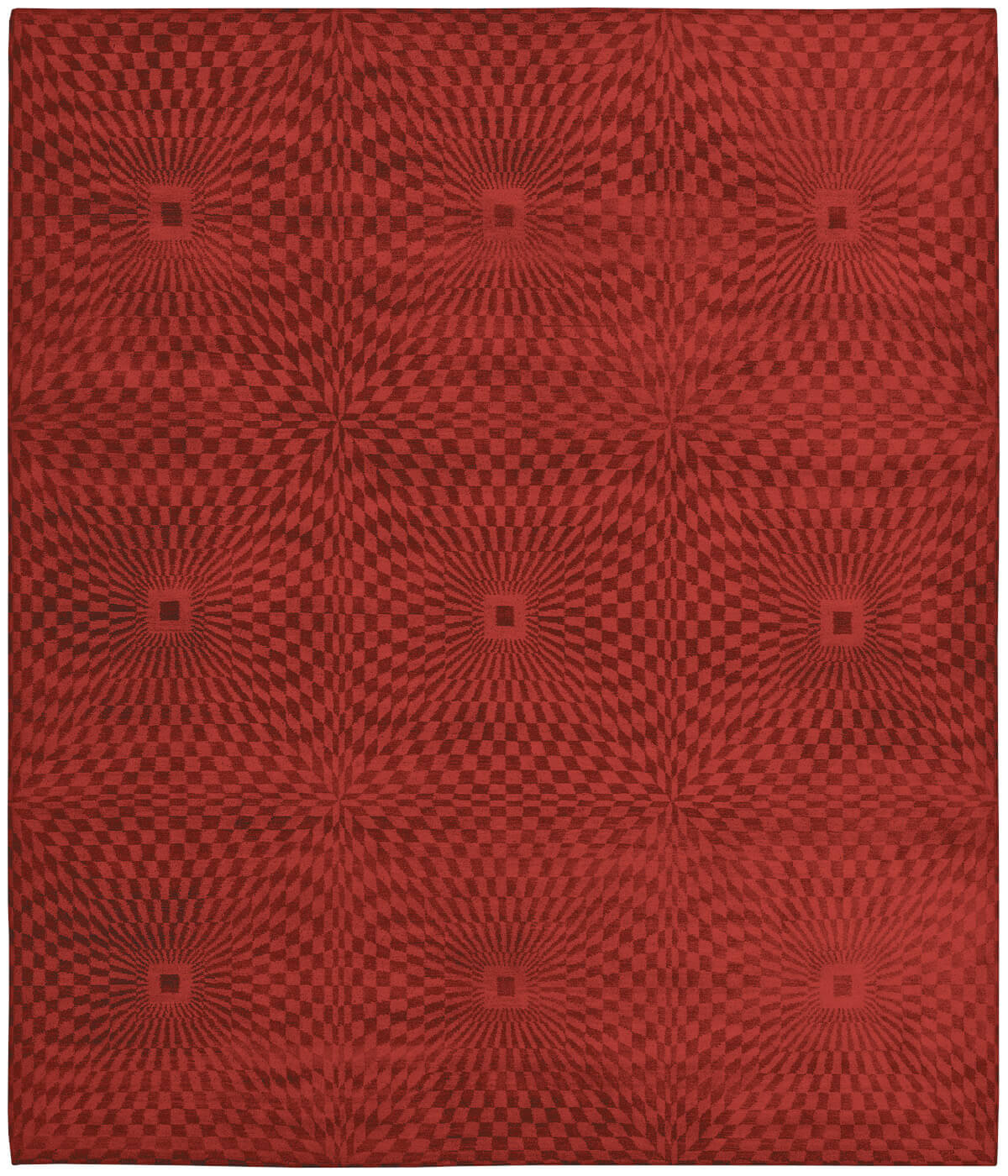 Tapis Kaleidoscope Rouge | Taille: 250 x 300 cm