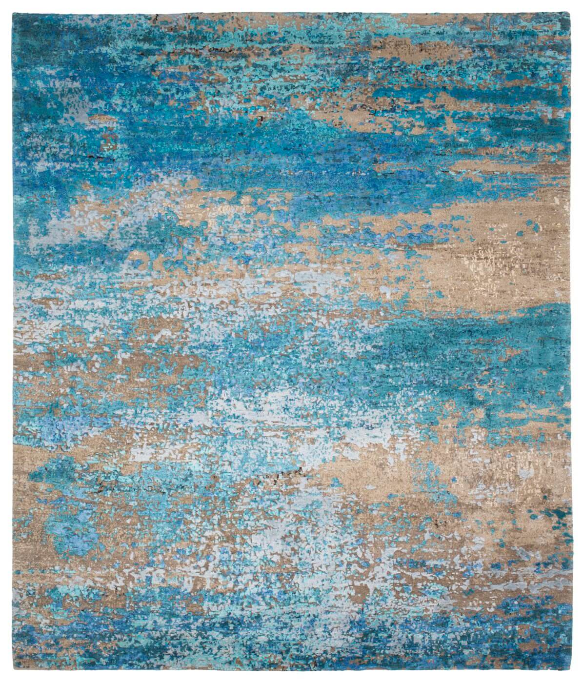 Tapis Artwork 27 Bleu