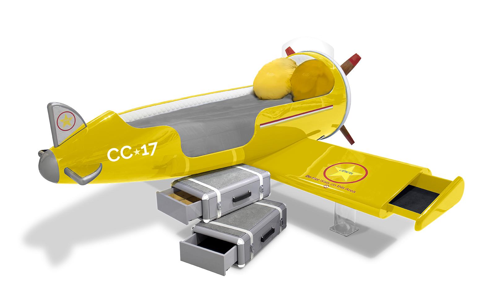 Lit enfant Sky One Plane