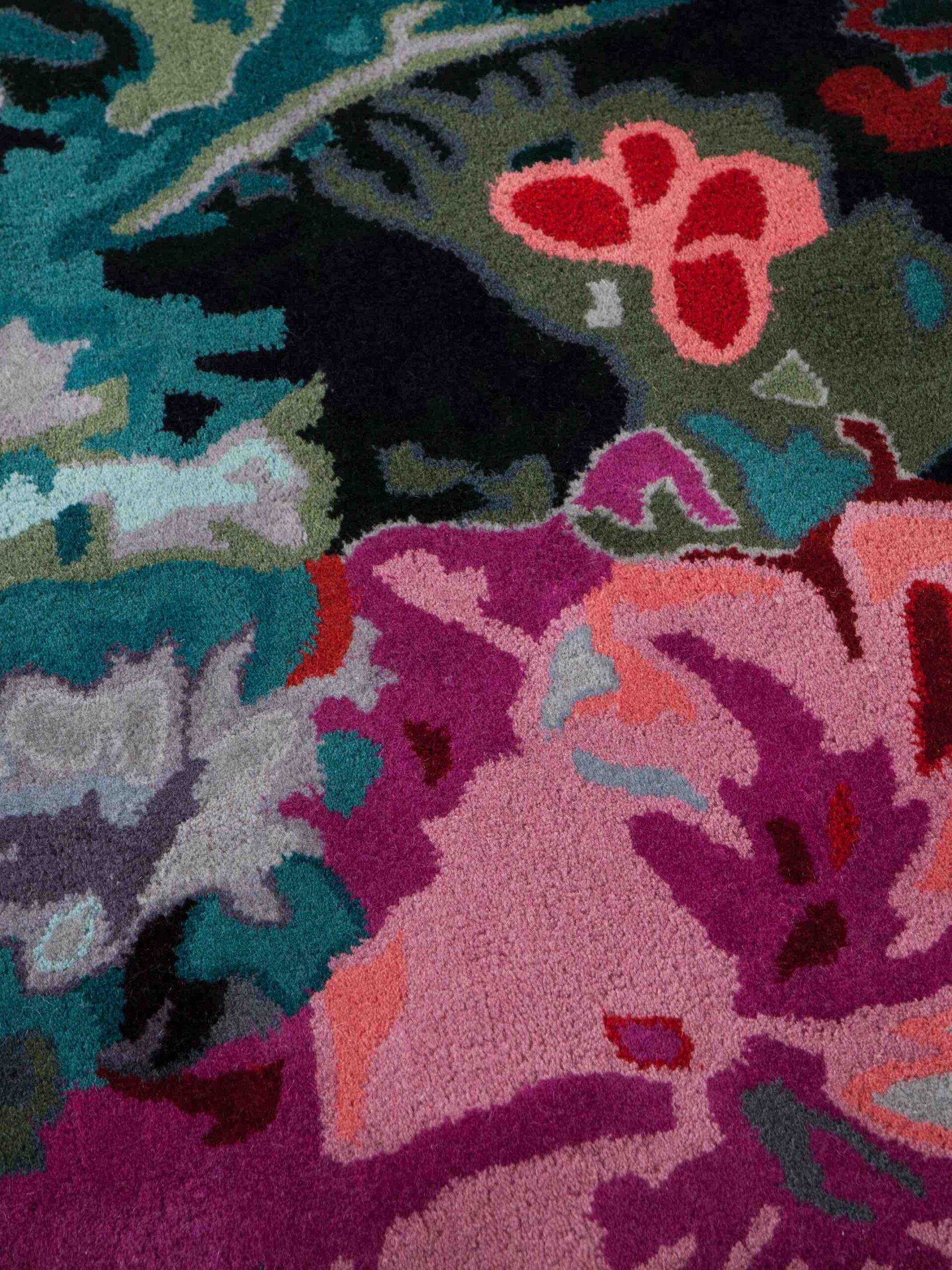Tapis Flamant Rose
