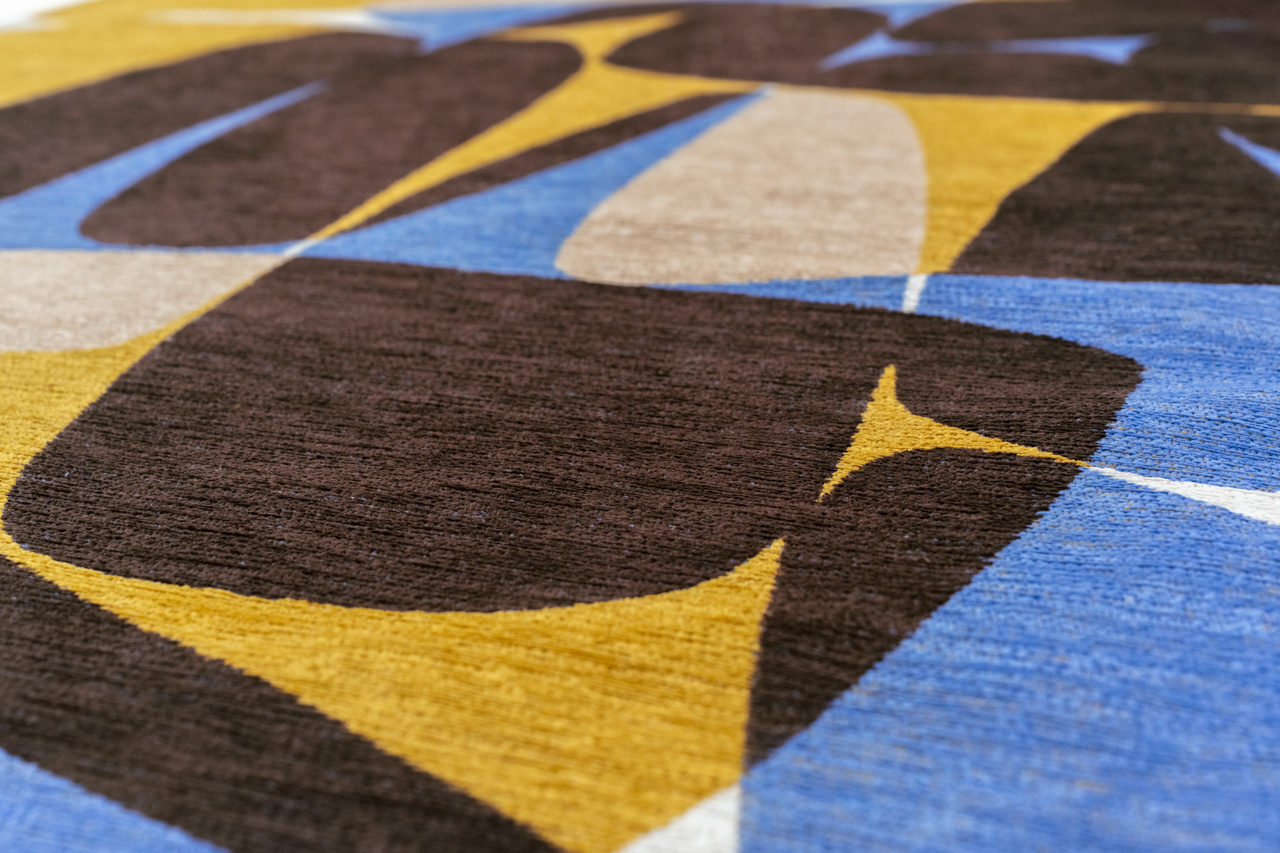 Tapis Stones Sunny Blue | Taille: 280 × 390 cm