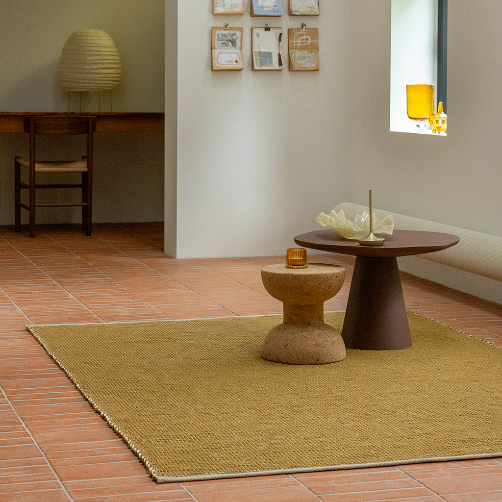 Tapis Cadre Moutarde