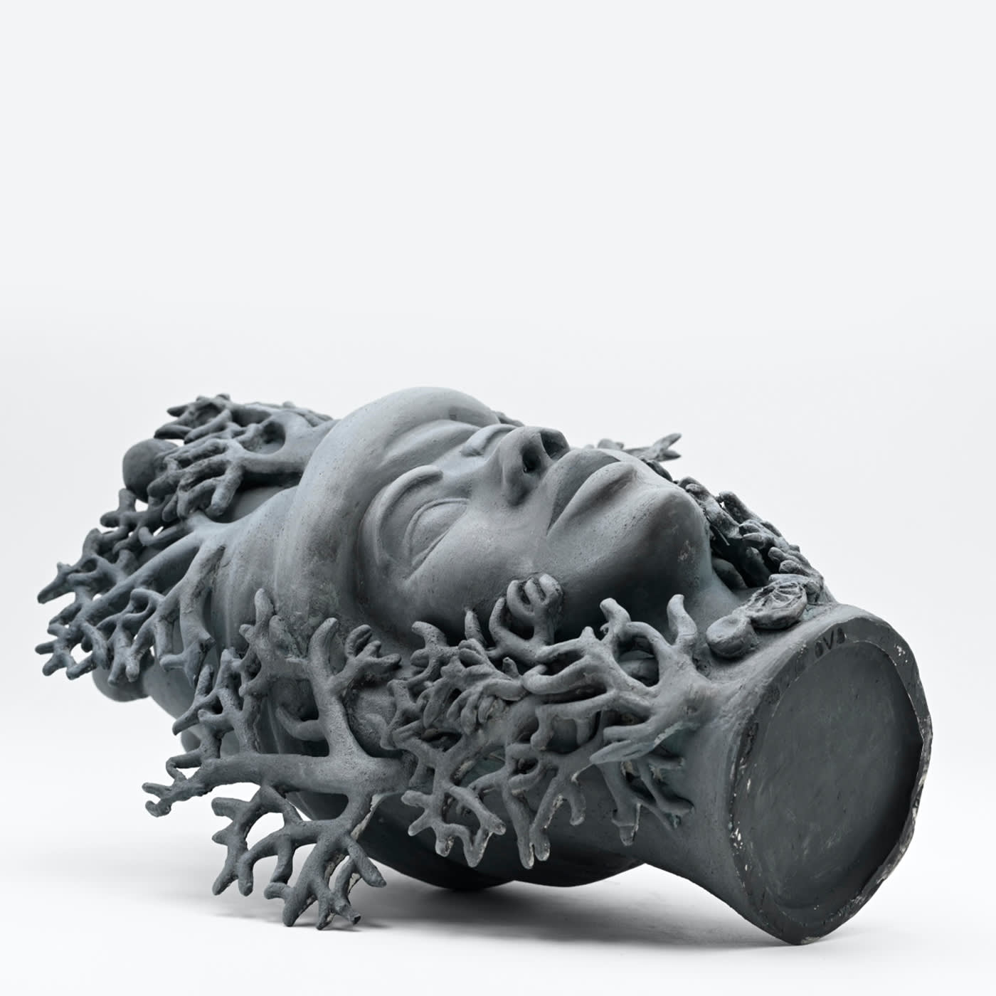 Sculpture Tête De Maure Corail