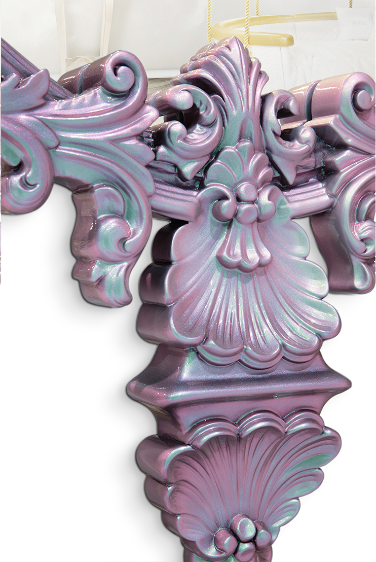 Miroir mural enfant Chameleon Rose