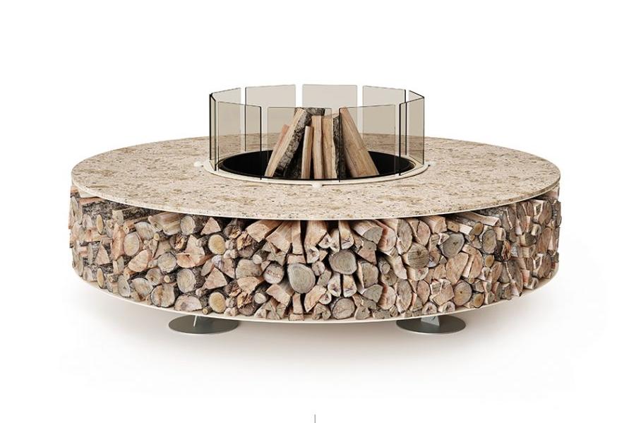 Brasero Zero en céramique | Dimensions: Ø 100 cm