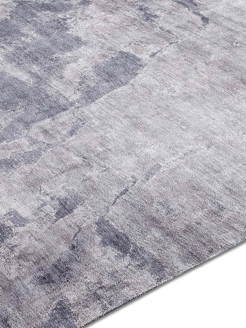 Tapis noué main de luxe Argent