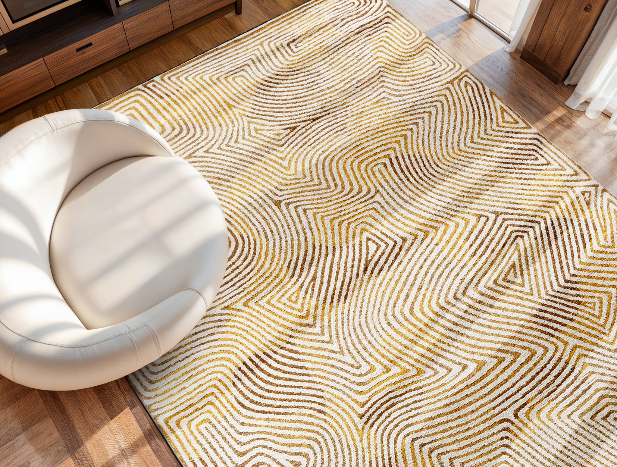 Tapis Yellow Hippy 9799