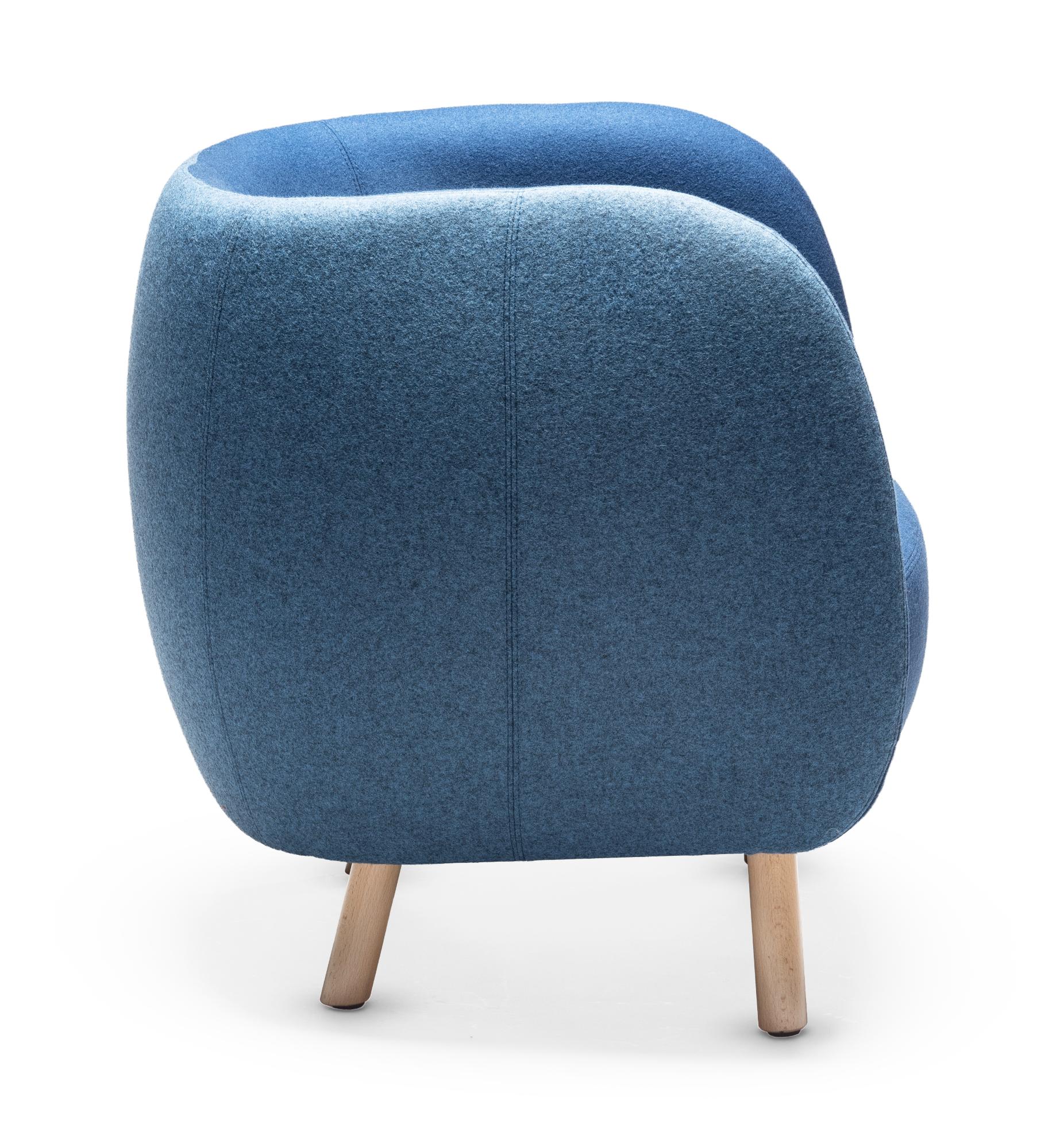 Fauteuil Mousse P Bleu