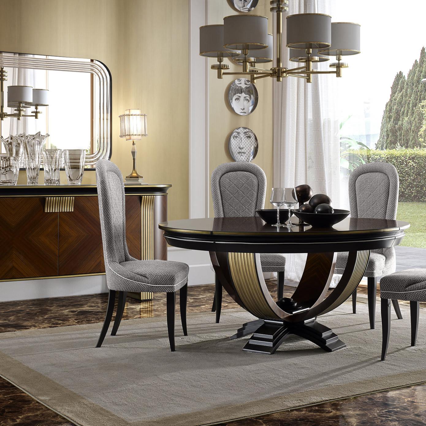 Table À Manger Ronde | Configuration: Avec plateau tournant
