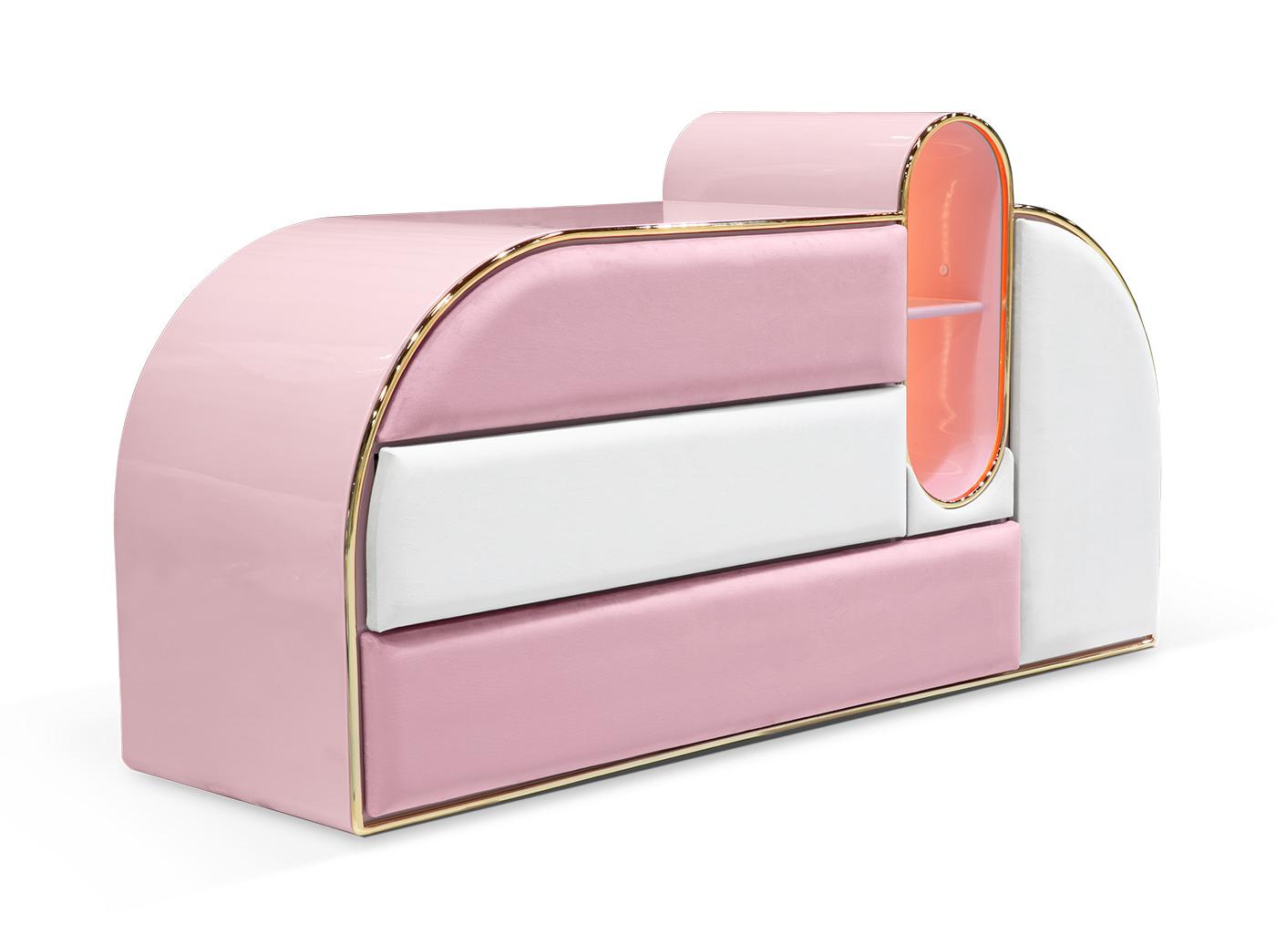 Commode Bubble Gum 3 Tiroirs