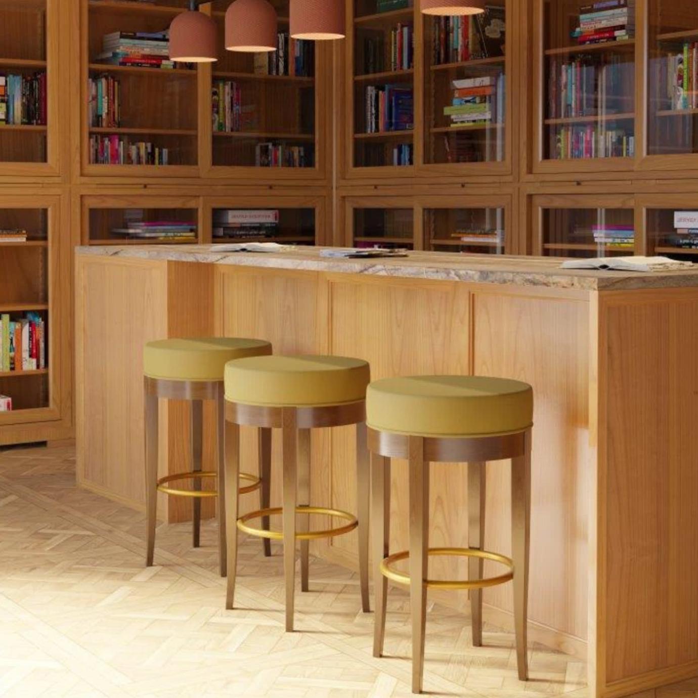 Tabouret de bar vert