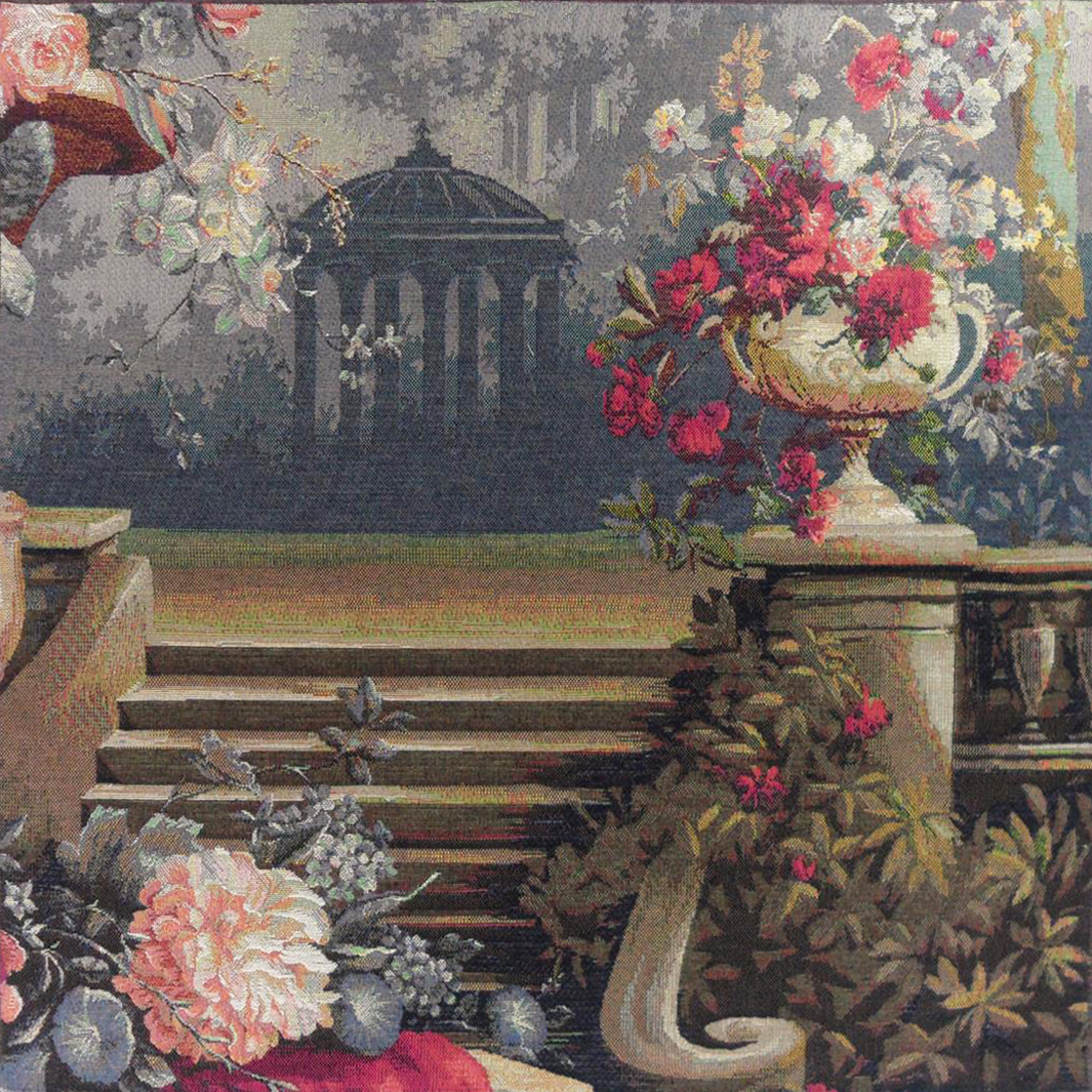 Tapisserie Kiosque et Bouquet