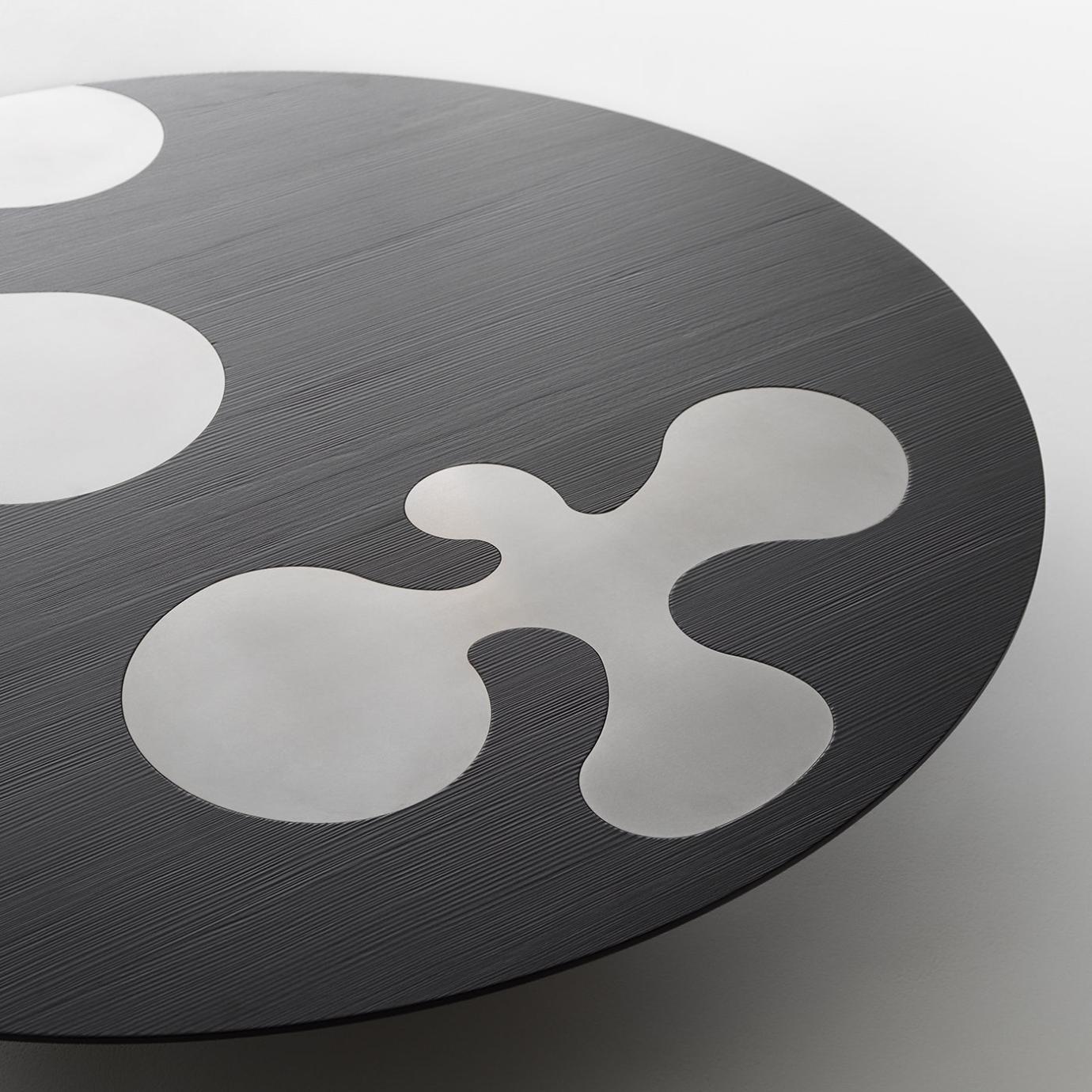 Table Basse Ronde Noire