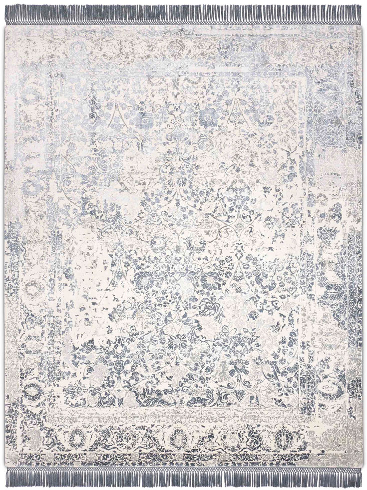 Tapis de luxe Gris Argenté