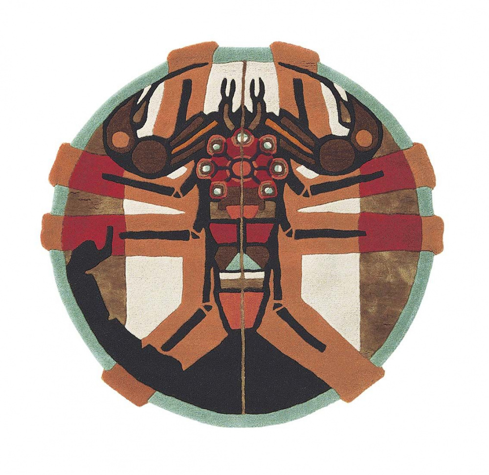 Tapis rond Zodiac Scorpion Cercle 161805