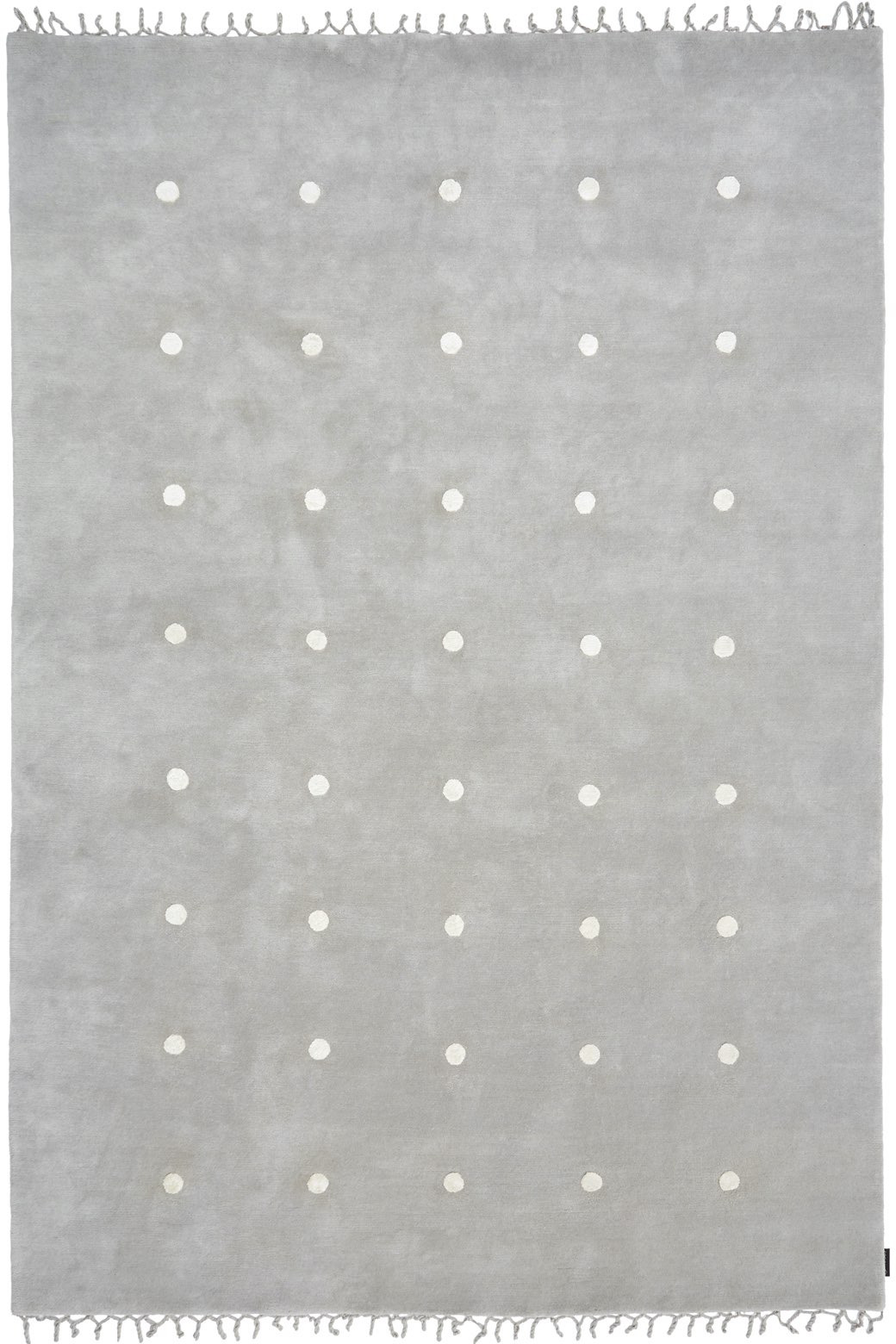 Tapis Points Gris