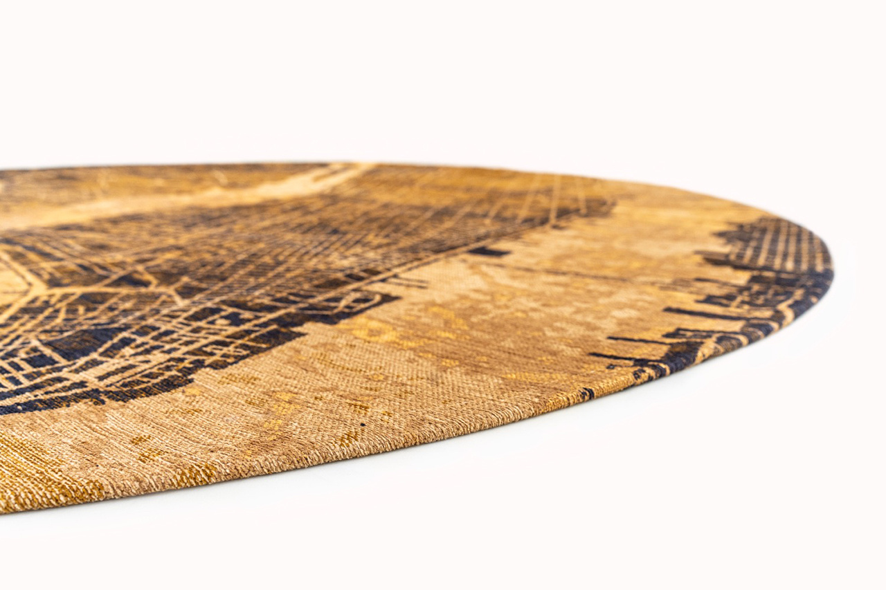 Tapis Gatsby Gold 9315 Round
