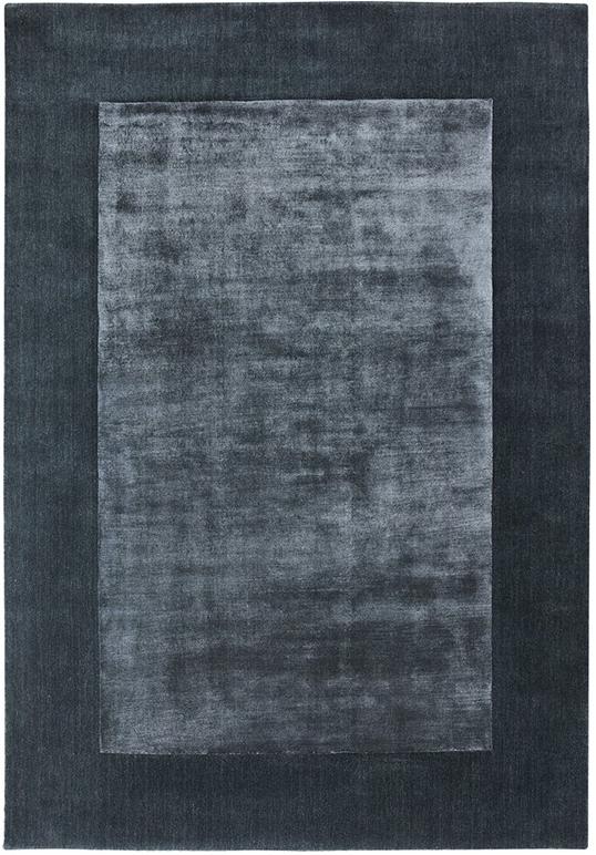 Tapis Bordure Bleu Poudré