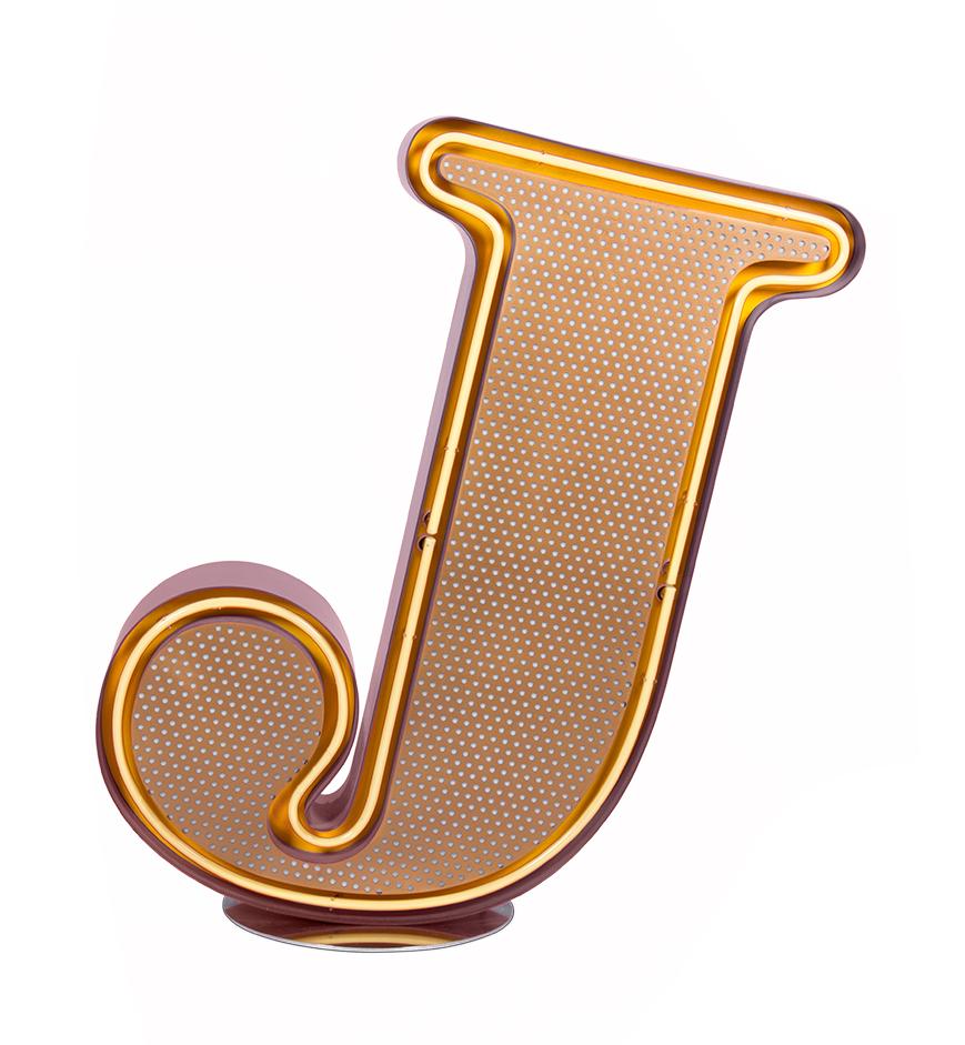 Lettre Lumineuse Joyful J
