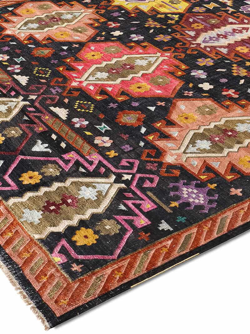 Tapis de luxe fait main Tissage Plat