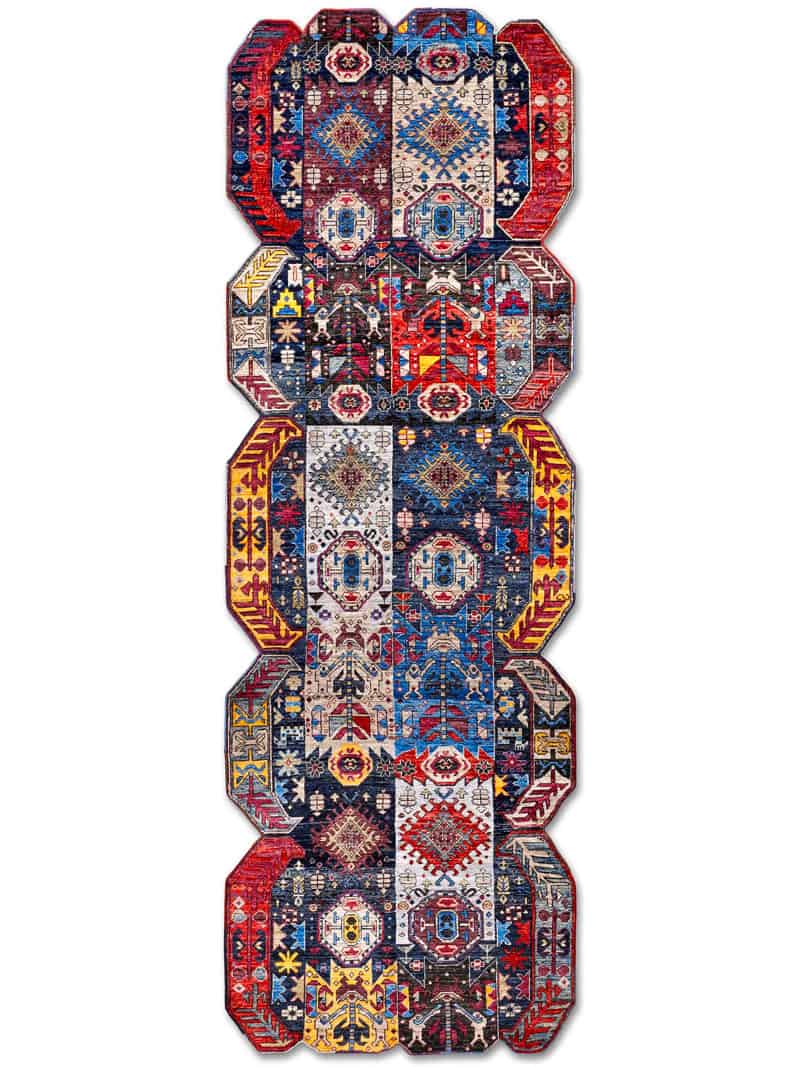 Tapis fait main de luxe Multiforme