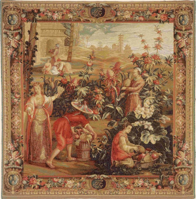 Tapisserie Récolte d’Ananas